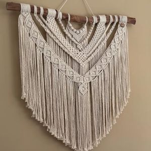 دیوارکوب اویز مکرومه بافی طرح نارسیس