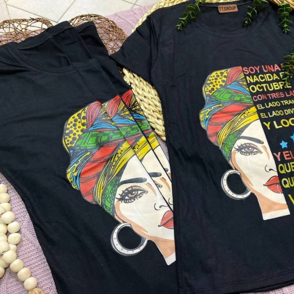 خرید اینترنتی تیشرت مشکی چاپی