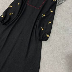 مانتو آستین گلدوزی