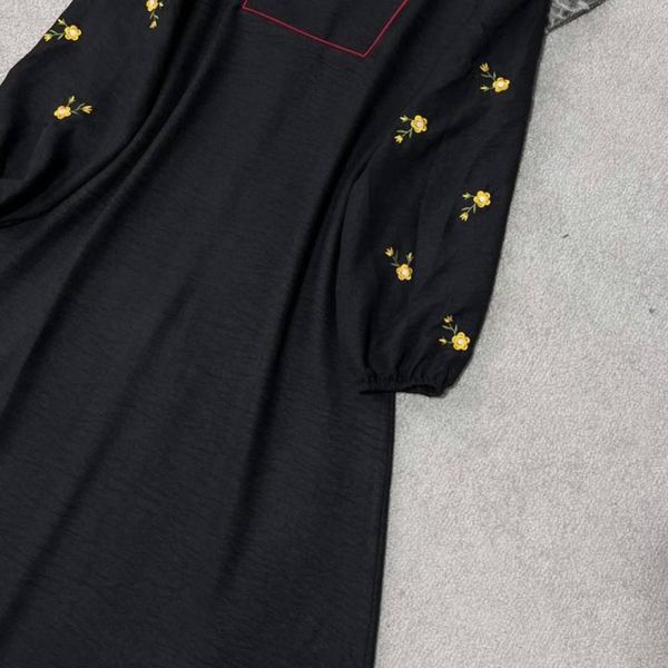 مانتو آستین گلدوزی