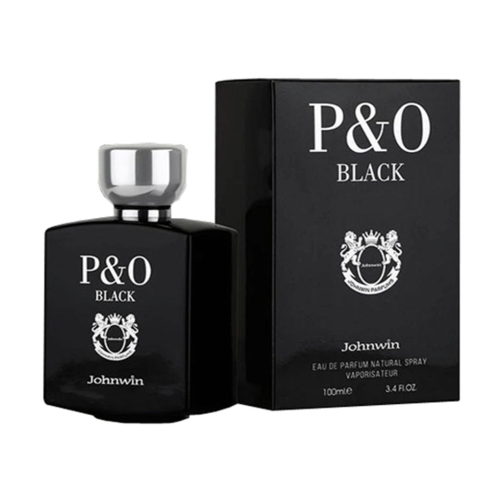 خرید اینترنتی ادکلن مردانه جکوینز مدل P&O Black for Men عطر مردانه جکوینز