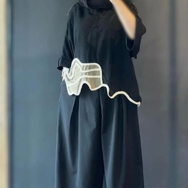 ست شومیز شلوار ترلان