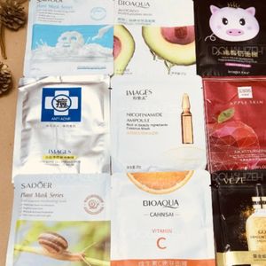 قیمت ماسک ورقه ای 10 عددی میکس با رایحه مختلف