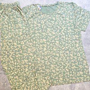 خرید آنلاین ست تیشرت و شلوار زنانه نخ پنبه سوپر