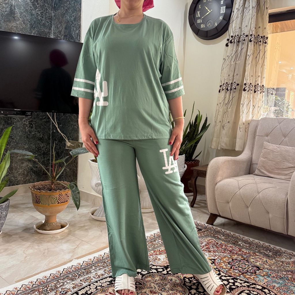 قیمت ست تیشرت باکسی و شلوار زنانه