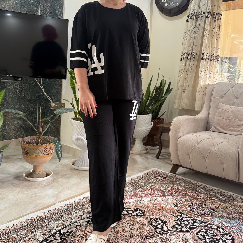 قیمت ست تیشرت باکسی و شلوار زنانه