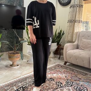 قیمت ست تیشرت باکسی و شلوار زنانه