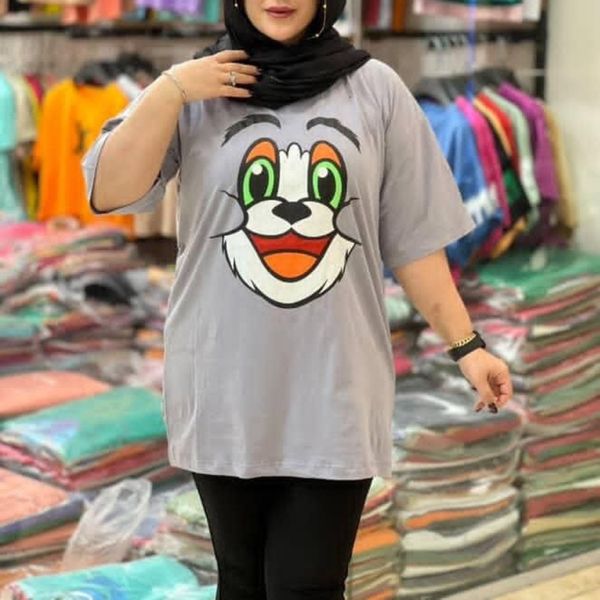 تیشرت لانگ زنانه عروسکی