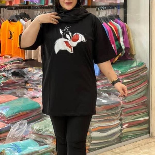 تیشرت لانگ زنانه عروسکی