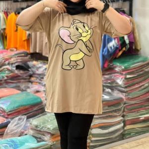 تیشرت لانگ زنانه عروسکی