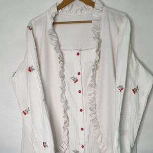 مشخصات شومیز گلدار زنانه