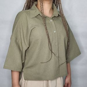 قیمت شومیز کراپ زنانه رنگ‌بندی