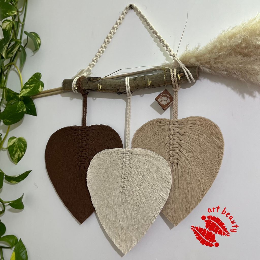 مشخصات دیوارکوب برگ مکرومه جاکلیدی طرح پناه