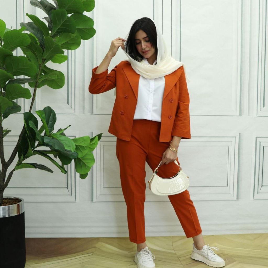 خرید انلاین ست سه تیکه کت شومیز و شلوار