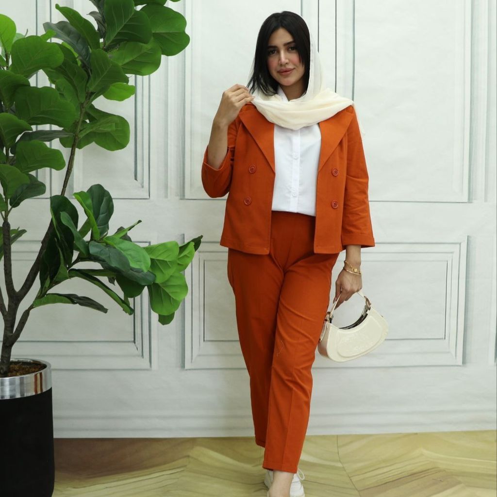 خرید انلاین ست سه تیکه کت شومیز و شلوار