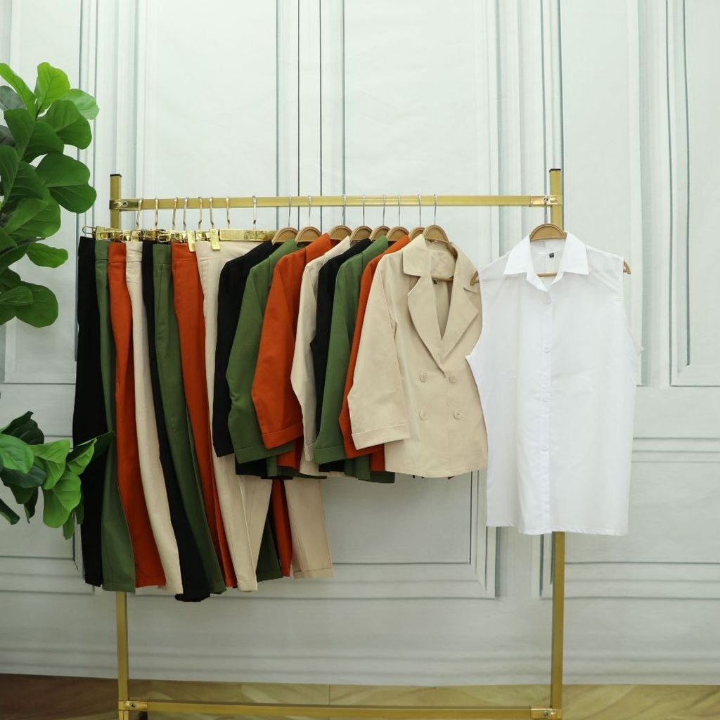 خرید آنلاین ست سه تیکه کت شومیز شلوار لنین