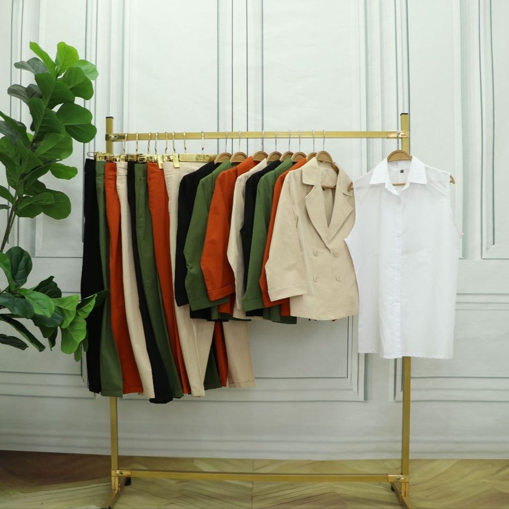 مشخصات ست سه تیکه کت شومیز و شلوار لنین