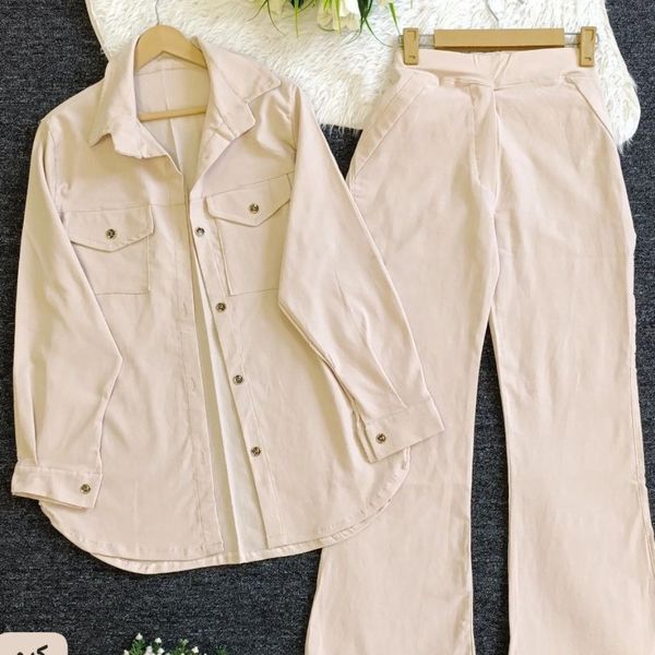 ست دمپا کتان کش