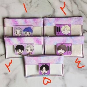 خرید اینترنتی جامدادی ترکیبی چرم و طلق BT21