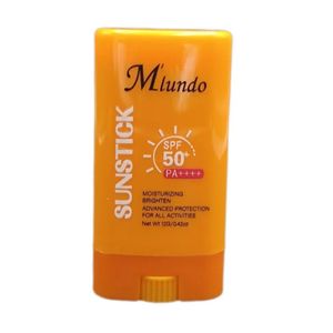 فروش اینترنتی ضد آفتاب استیکی مرطوب کننده و روشن کننده مدل پرتقال SPF 50 میندو Miundo