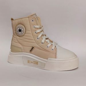 فروش اینترنتی کتونی آلستار لژ بلند رنگ کرمی All star