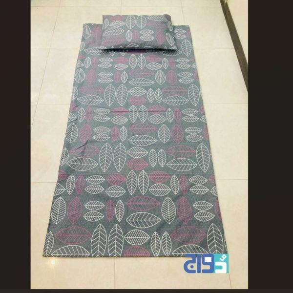 کاور زیپ دار تشک طرح ماکایو (رنگ صورتی)