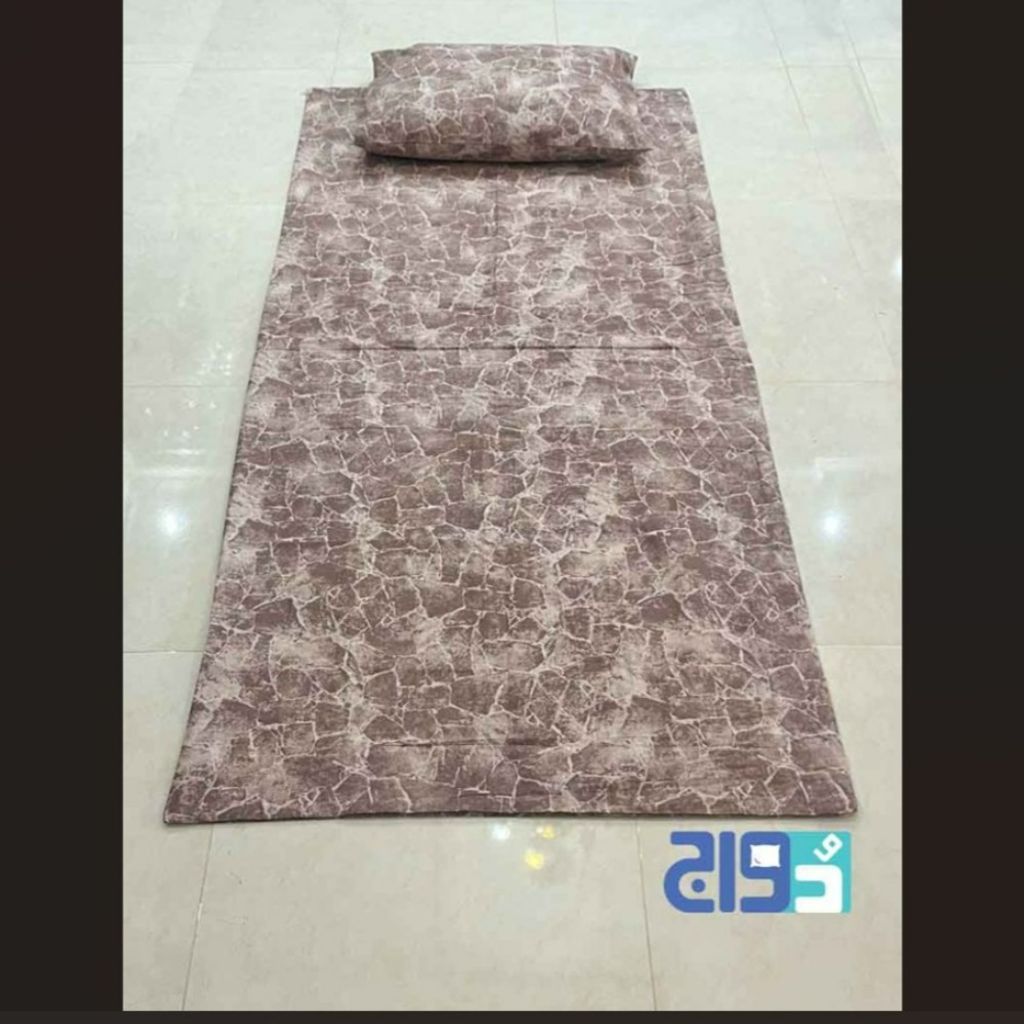 قیمت ارزان ملحفه تشک میهمان طرح ماربل (پوست پیازی)