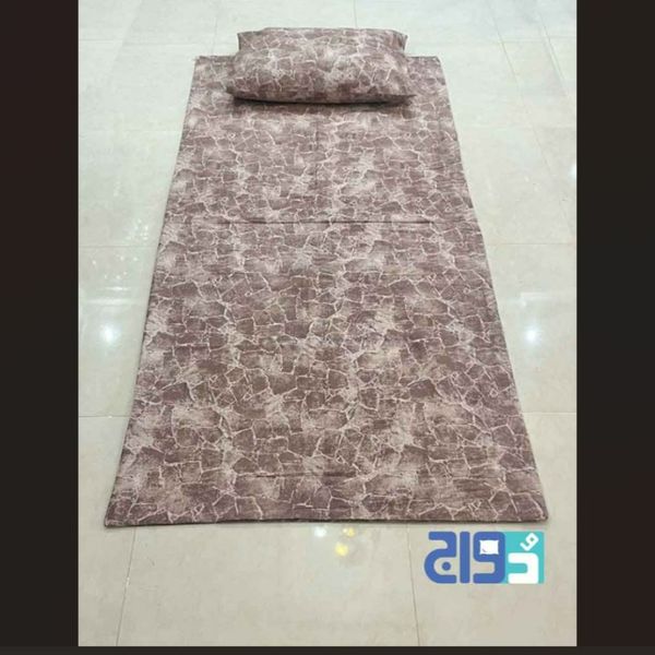 ملحفه تشک میهمان طرح ماربل (پوست پیازی)