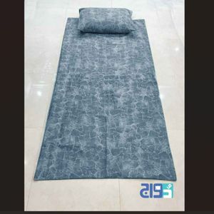 فروش اینترنتی ملحفه تشک میهمان طرح ماربل (آبی)