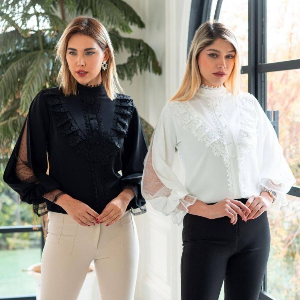 خرید انلاین شومیز  مزون دوز ونزیا