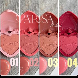 مشخصات رژگونه پودری قلبی B135 هدی موجی