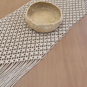 قیمت ارزان رانر مکرومه بافی طرح مروارید