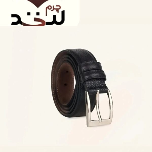 کمربند مردانه چرم طبیعی گاوی