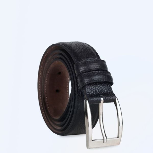 کمربند مردانه چرم طبیعی گاوی