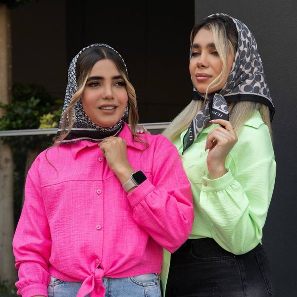 مینی اسکارف تمام نخ