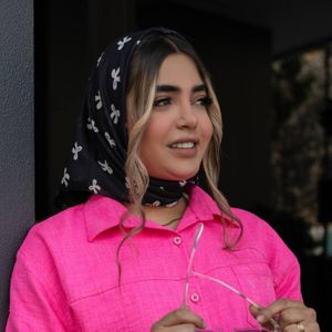 خرید انلاین مینی اسکارف تمام نخ