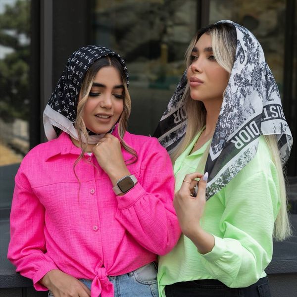 مینی اسکارف تمام نخ