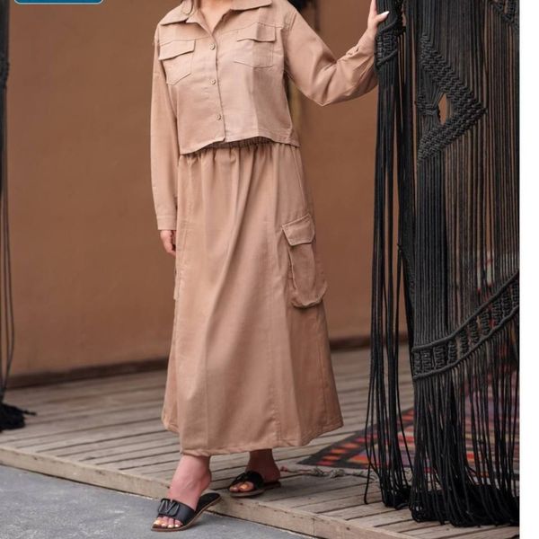 کت و دامن لینن