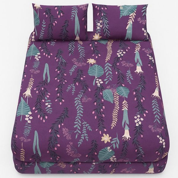 ملحفه تشک مدل کشدار دونفره 3تکه