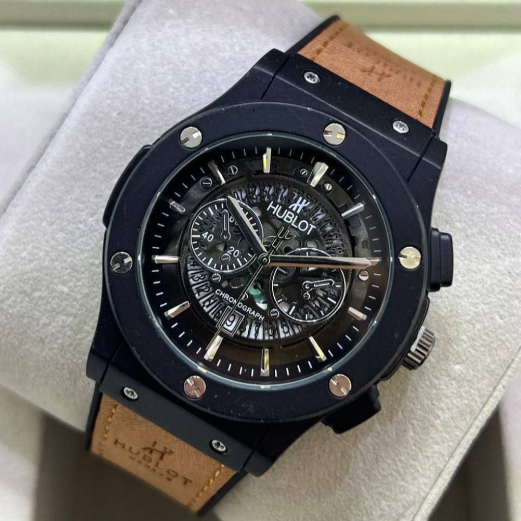 قیمت ساعت هابلوت مردانه تک موتوره طرح اتومات