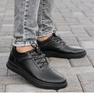 خرید اینترنتی کفش اسپرت مردانه مدل آریسا رنگ مشکی زیره مشکی