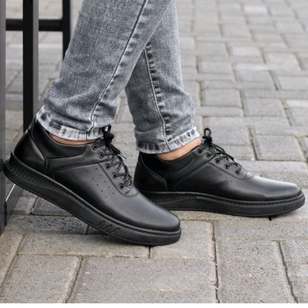 کفش اسپرت مردانه مدل آریسا رنگ مشکی زیره مشکی