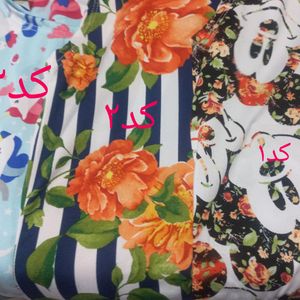 ست تاپ وشلوار گیاهی