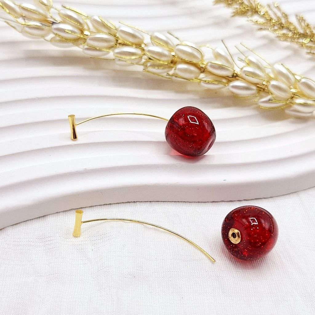 خرید اینترنتی گوشواره پینترستی گیلاسی