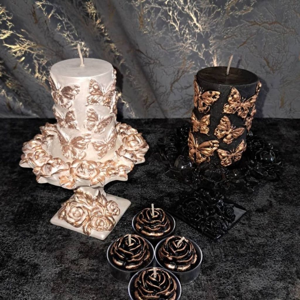 فروش اینترنتی شمع طرح پروانه کد 671