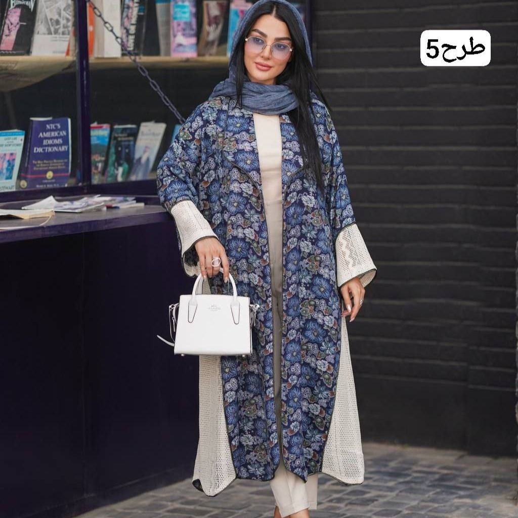 خرید آنلاین مانتو بلند عبایی هندی