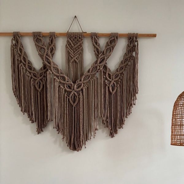 دیوارکوب  اویز مکرمه طرح رکسانا