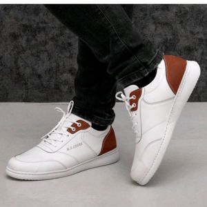 فروش اینترنتی کفش اسپرت مردانه مدل شاتل رنگ سفید عسلی