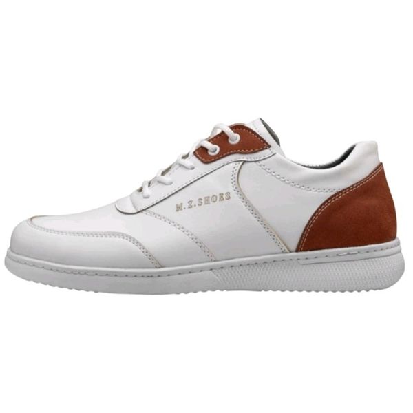 کفش اسپرت مردانه مدل شاتل رنگ سفید عسلی