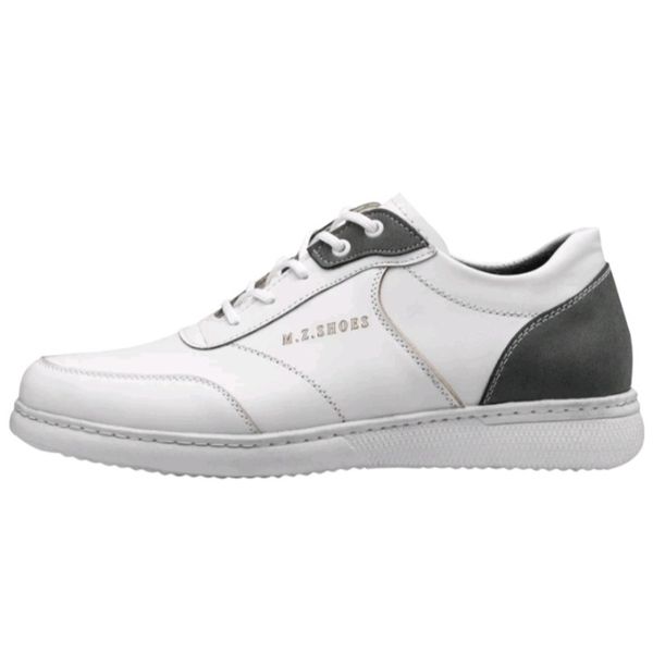 کفش اسپرت مردانه مدل شاتل رنگ سفید طوسی